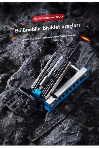 Yeni Yükseltme 38 Bir Arada Çıkarılabilir Çok Fonksiyonlu Bisiklet Aracı Kombinasyonu