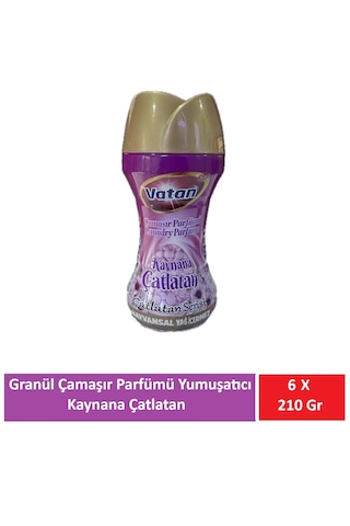 Vatan Granül Çamaşır Parfümü Ve Yumuşatıcı Kaynana Çatlatan 6 X 210 Gr 6lı Set