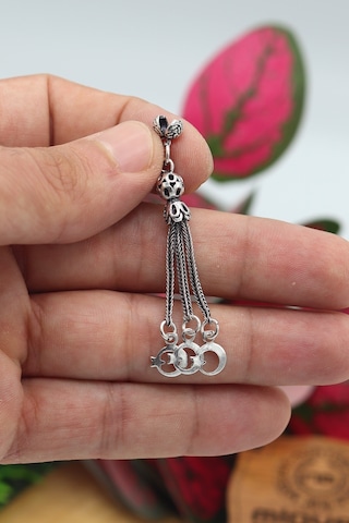 Midyat Nurtaş Gümüş 925 Ayar Gümüş Telkari Tesbih Püskülü 201022623