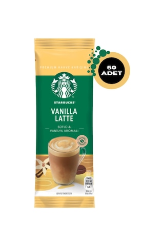 Starbucks Vanilla Latte Premium Kahve Karışımı 50 x 21.5 G