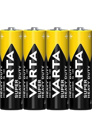 Varta Super Heavy Duty Aa - 1.5v Kalem Pil 4'lü Varta Super Heavy Duty Aa - 1.5v Kalem Pil 4'lü