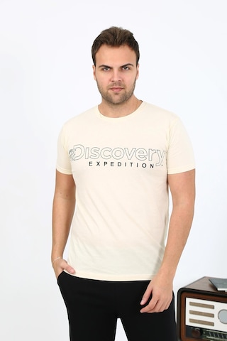 Akbeniz Erkek Kısa Kol Penye Pijama Takımı 6866 Krem Krem