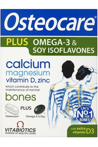 Osteocare Plus Omega-3 Kalsiyum Magnezyum D ve C Vitamini İçeren Takviye Edici Gıda 56 Tablet+28 Kapsül