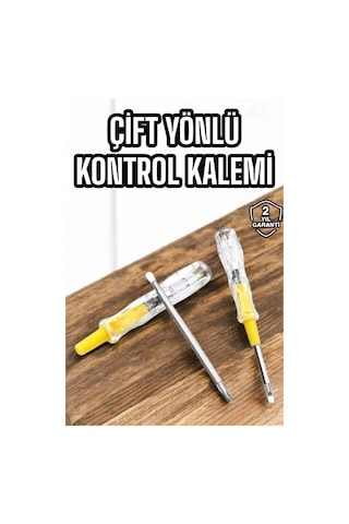 Bay Kontrol Kalemi Nikel Kaplama Çift Başlıklı Test Cihazı Najmaddin