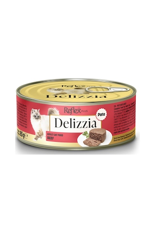 Delizzia Kıyılmış Dana Etli Yetişkin Kedi Maması 85 Gr. Delizzia Kıyılmış Dana Etli Yetişkin Kedi Maması 85 Gr.