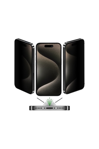 Buff Apple Uyumlu iPhone 15 Pro Max  5d Hayalet Ekran Easyfit Ekran Koruyucu