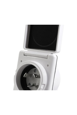 Suntek Su Geçirmez Kapaklı 30a Flanşlı Güç Girişi Giriş