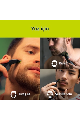 Philips Oneblade Pro Qp6542/10 Islak ve Kuru Yüz ve Vücut Şekillendirici 12 Uzunluk Ayarı Tıraş Makinesi