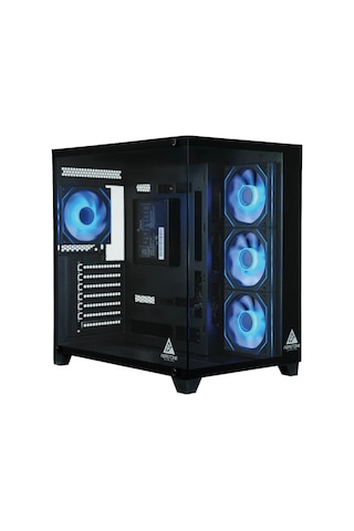 AERSTONE Neon 750 Watt 80+ Bronz RGB Panaromik Akvaryum Oyuncu Kasası