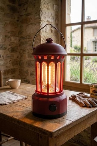 Glr L800br Retro Tasarım Şarjlı Kamp Lambası - 250 Lümen Vintage Fener Diğer