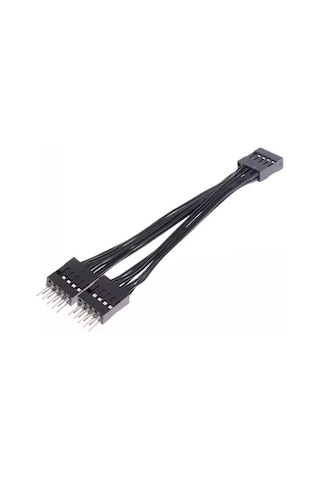 Anakart İçin Usb 2.0 Uzatma Kablosu 9 Pinli 1 Dişi 2 Erkek Y Kablo
