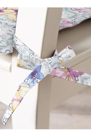 Loveme Sandalye Minderi Kare 40x40 - 4 Adet, Pamuk 175491240 Mavi