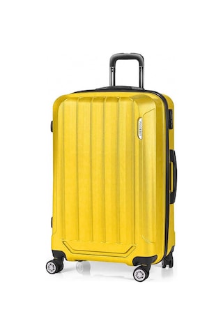 Polo&sky Spring Model Sarı Renk Orta Boy Valiz Bavul Sari