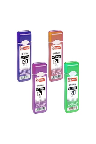 Kalem Ucu 120 Li 0.7 Mm 2b 4 Paket Çoklu Versatil Kalem Uç Mekanik Uçlu Otomatik Kurşun Mikro Kalem Ucu 60 Mm Yumuşak