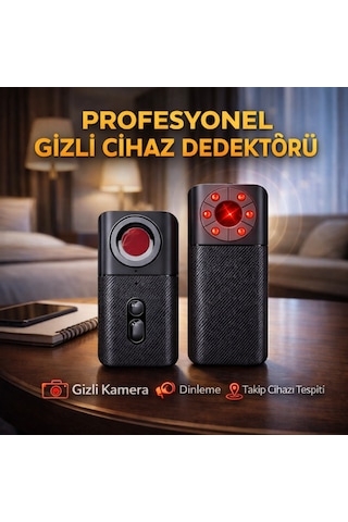 Polham Profesyonel Cihaz Dedektörü Kamera, Dinleme Ve Gps Takip Cihazı Tespit Cihazı Kızılötesi Sinyal Algılama