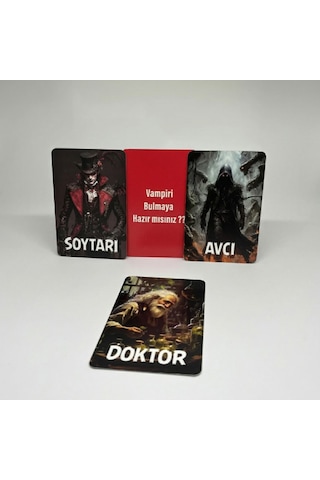 Vampir Köylü Blöf Kart Oyunu Sosyal Strateji Parti Oyunu
