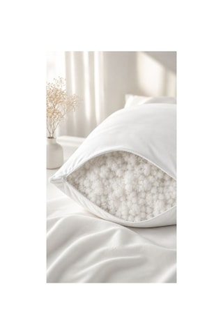 Microfiber Yastık 900 Gr Silikon Elyaf Dolgulu 50 x 70 CM Beyaz