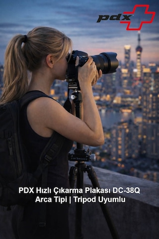 Pdx Hızlı Çıkarma Plakası Dc-38q Arca Tipi Tripod Uyumlu