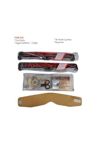 Carub Br 5750906 İlk Yardım Ve Trafik Seti Eva Lüks Tüpsüz Yönetmeliğe Uygun