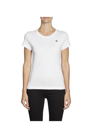 Calvin Klein Kadın Tişört-j20j212883 Beyaz