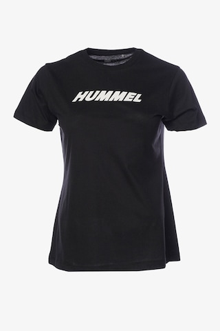 Hummel Hmlt-te Elemental Logo Cotton Tee Kadın Siyah T-shirt 912016-2001 Siyah