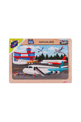 Ony-233-234-235-236 Ahşap Eğitici Puzzle Haalanı -onyıl Oyuncak