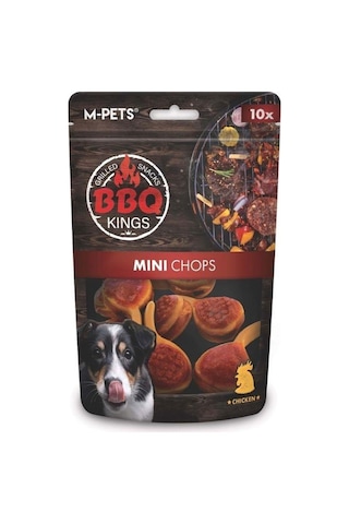 M-pets Bbq Kings Mini Pirzola Tavuklu Köpek Ödülü 135 Gr