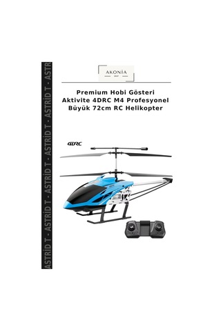 Premium Hobi Gösteri Aktivite 4drc M4 Profesyonel Büyük 72cm Rc Helikopter