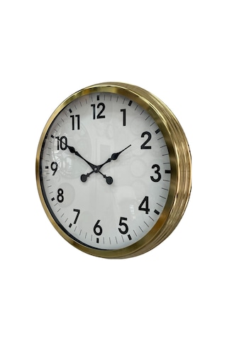 Büro Ev Ofis Hediyesi İçin 60cm Golden Prestij Trend Duvar Saati Diğer