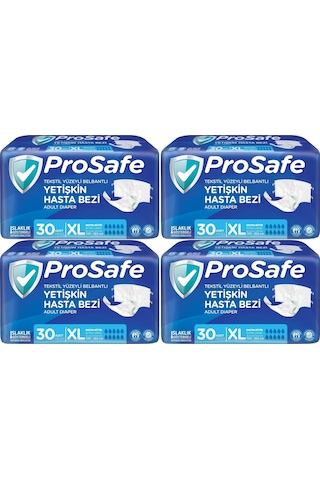 Prosafe Hasta Bezi Yetişkin Bel Bantlı Tekstilyüzey Xlboy 120adet XL