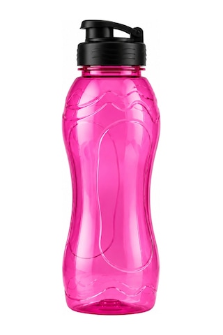 750 Ml Sert Plastik Su Matarası Kilitli Kapaklı, Bpa Free Su Şişesi 3 Renk Seçeneği İle Pembe