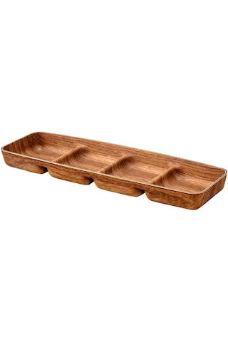 Madame Coco Marivi Dört Bölmeli Çerezlik 33cm 1plse047 10x33x2,5cm-std