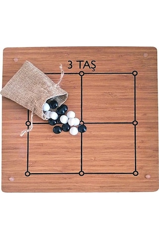9 Taş 3 Taş Oyunu