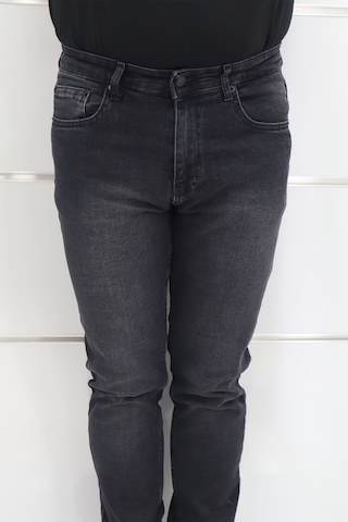 Denim Cartel Dmctekstil Erkek Normal Bel Dar Kesim Boru Paça Jean Pantolon Füme
