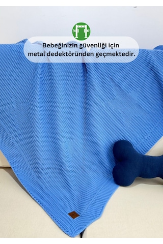 Little Dedi Starlink Örme Bebek Kundak Battaniyesi Oeko-tex Sertifikalı Çocuk