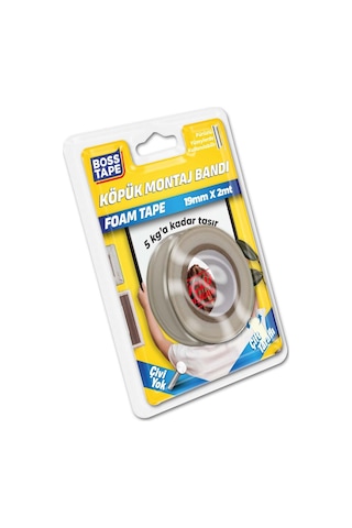 5 Kg Köpük Montaj Aksesuar Yapıştırma Bandı 19 MMx2mt