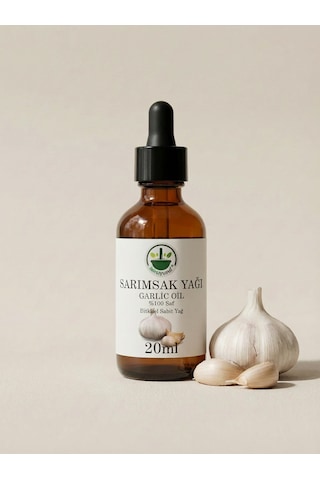 Sarımsak Yağı Garlic Oil Garlic Infused Oil Allium Sativum Saf Doğal 20 Ml 20 ML