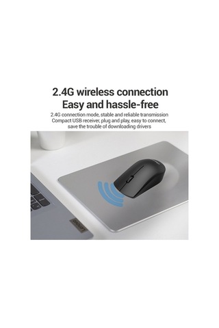 Novahub Lenovo M211 Kablosuz Fare - 1200dpi, Siyah, Ergonomik Tasarım, Kolay Kullanım, Windows Uyumlu M211