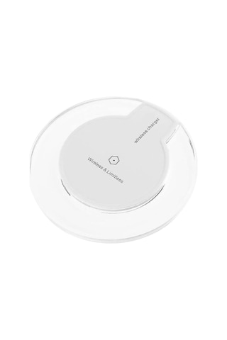 Jeemson Beyaz K9 Kablosuz Şarj Cihazı - Huawei, Xiaomi, Apple Uyumlu - Kolay Kullanım, Güvenli Koruma, Masayı Düzenli Tutar