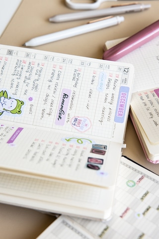 Charm Takılabilen 2026-2027 Mid-year Akademik Cep Ajanda 9x17 Cm Pembe