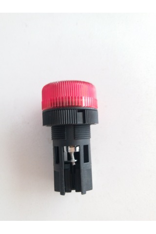 3 ADET KIRMIZI 22mm SİNYAL LAMBASI