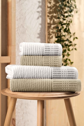 Mira Home 4 Parça Maral Battal %100 Pamuklu Banyo Havlu Takımı 90x160 Cm Bej