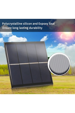 Padalink 1w 2v Güneş Paneli İle 1.2v Aa Şarj Edici - Taşınabilir, Yüksek Verimli, Ev Aletleri Ve Oyuncaklar İçin