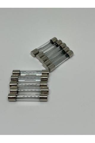 10 Adet 20 Amper 30mm Büyük Boy Cam Sigorta 20a