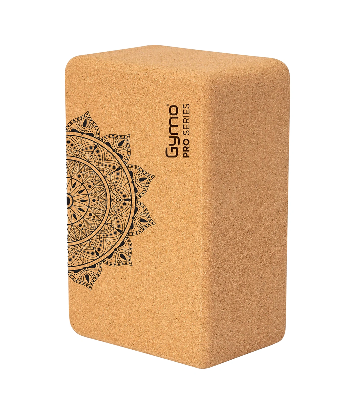 Gymo Pro Series Yoga Blok Mantar Mandala Kahverengi