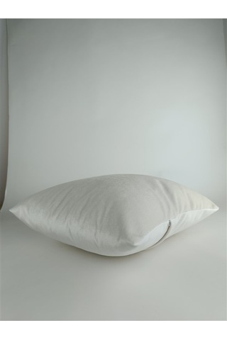 Mrs.gugar Krem Kare Kırlent Kılıfı Krem