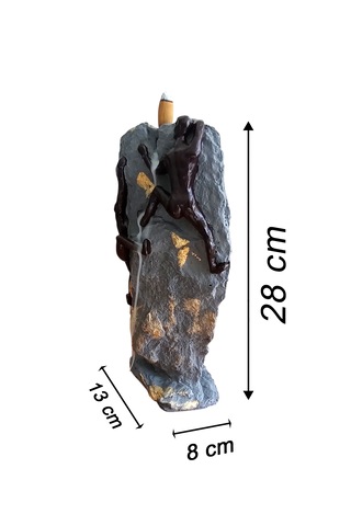 Dağcı Tırmanan Siyah Adamlar Biblosu Geri Akış Tütsülük