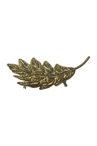 Metal Yaprak Dekor Küçük 50 X 22 Cm 1 Adet