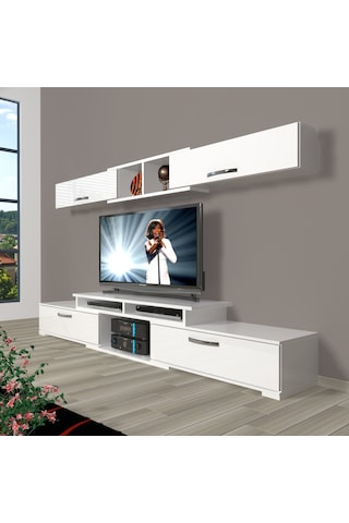 Decoraktiv Flex 5130 Mdf Tv Ünitesi Tv Sehpası Beyaz