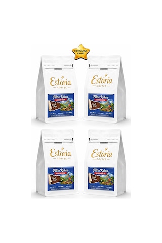 Filtre Kahve Costa Rica 4x250g Öğütülmüş Kahve 1000g
